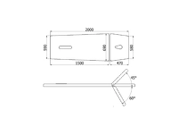 Stół do masażu TSR 2 techniczne