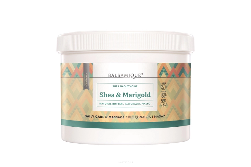 Naturalne masło nagietkowe - Shea & Marigold - opakowanie 450 g